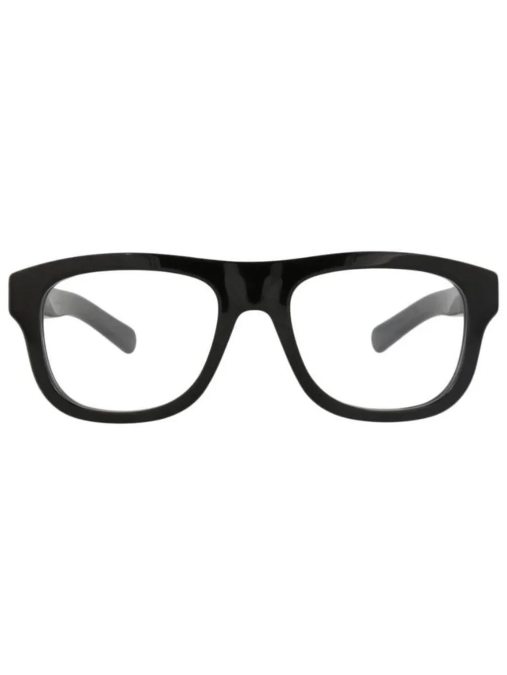 New Gucci Mens Square/Rectangle Black Black Transparent Fashion Designer Eyeglas